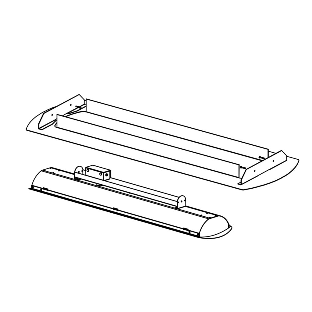 Kit d’encastrement pour radiateur électrique